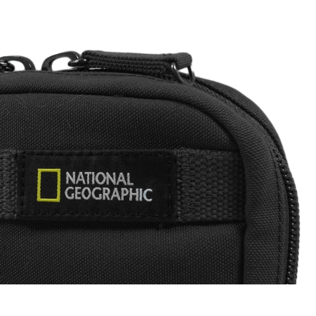 Saszetka pozioma do paska National Geographic Milestone czarna 1l